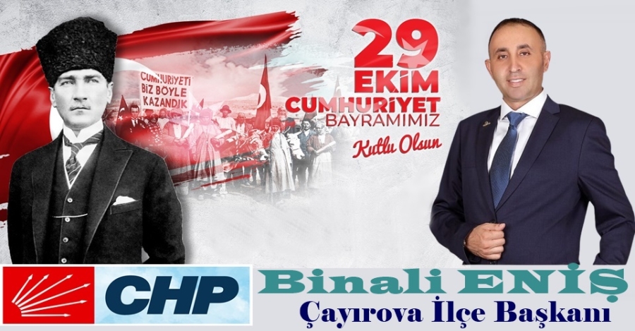 Başkan Eniş Cumhuriyet Bayramını Kutladı