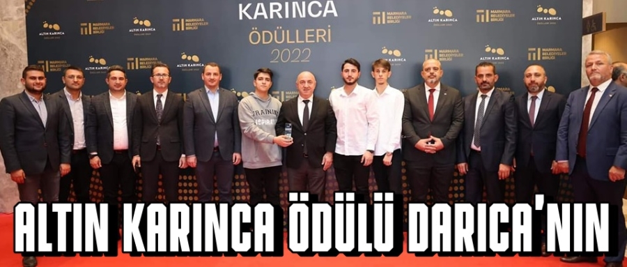 ALTIN KARINCA ÖDÜLÜ DARICA