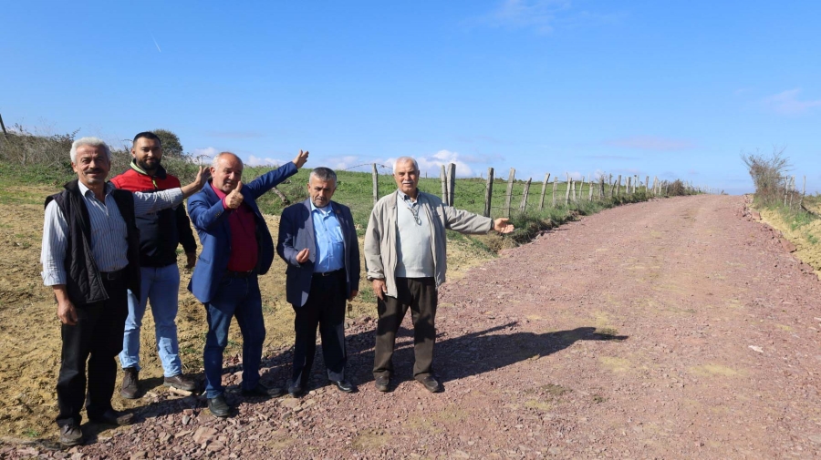 Kırsal mahallelerde tarım arazilerine ulaşım artık çok kolay