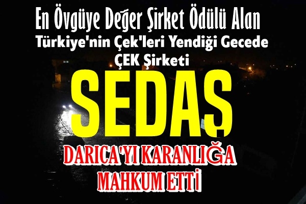 En Övgüye Değer Ödülü Alan SEDAŞ Darıca