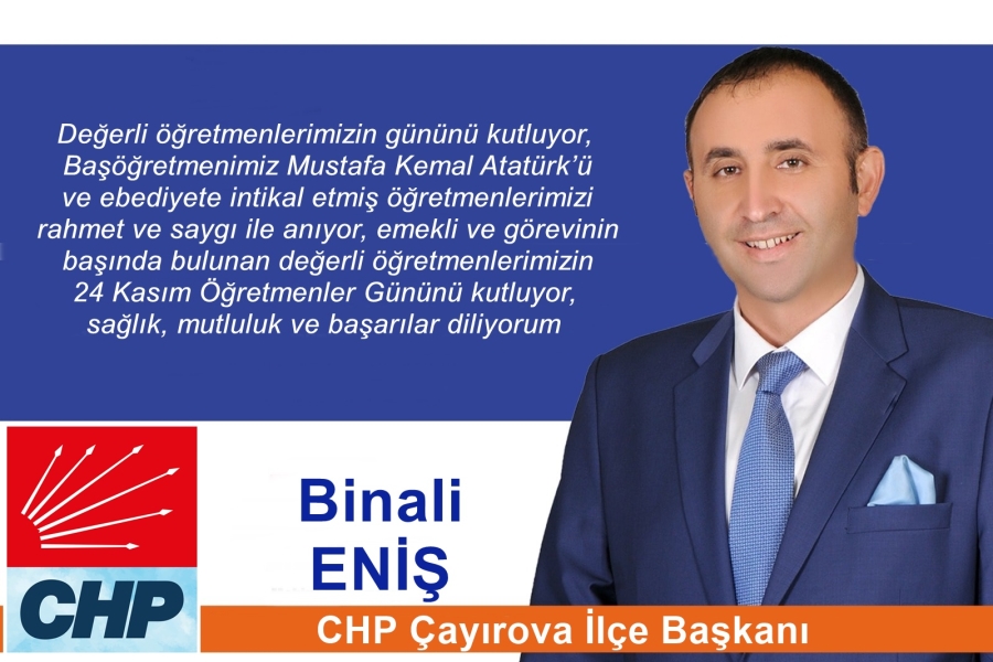 Başkan Eniş 24 Kasım