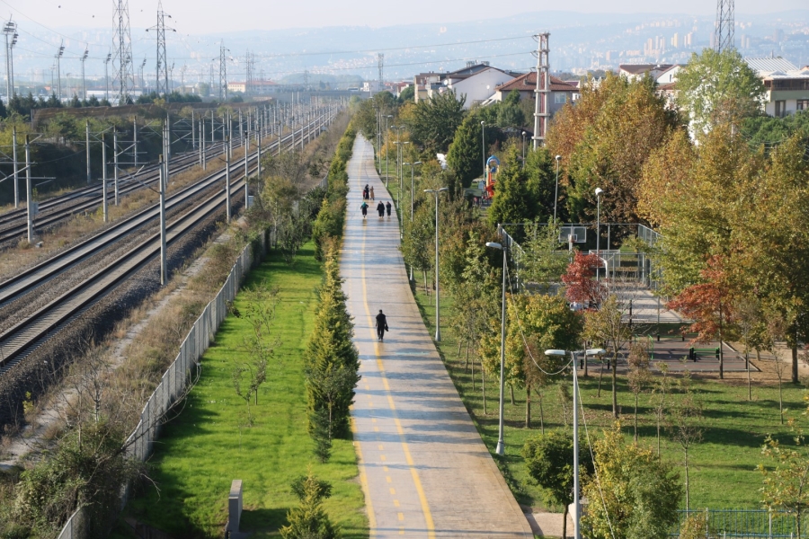 Köseköy-Sarımeşe yürüyüş ve bisiklet yolu  vatandaşları memnun etti
