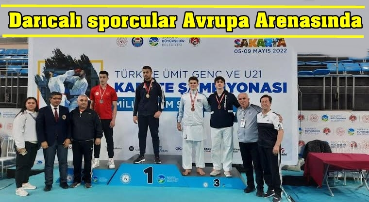 Darıcalı sporcular Avrupa Arenasında