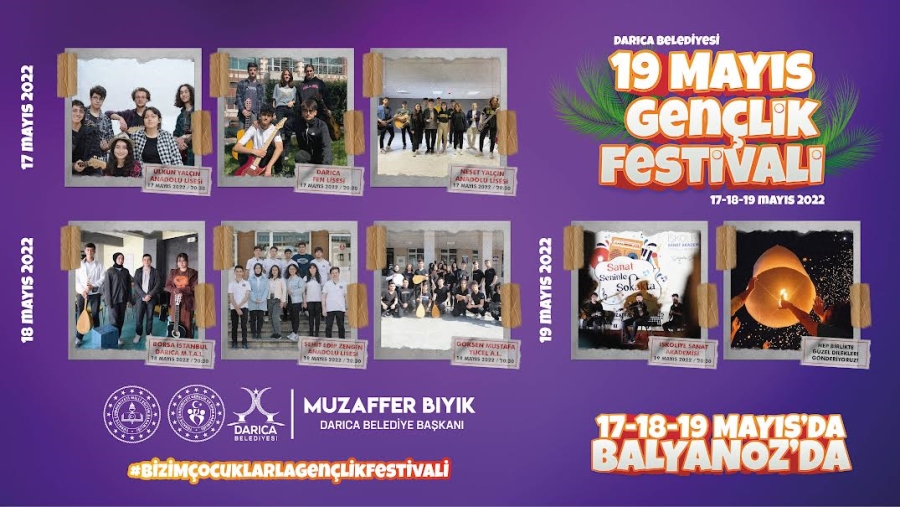 Darıca’da 19 Mayıs, Gençlik Festivali ile kutlanacak