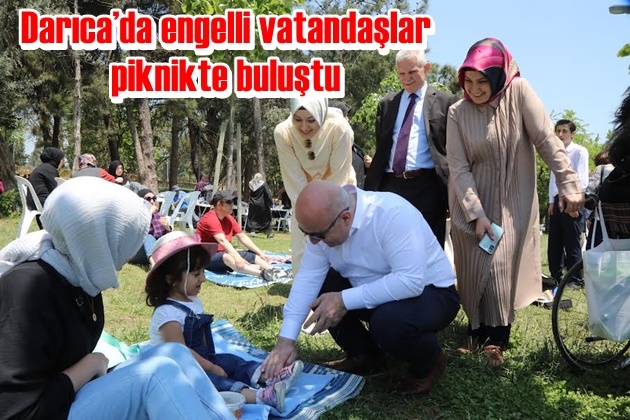 Darıca’da engelli vatandaşlar piknikte buluştu