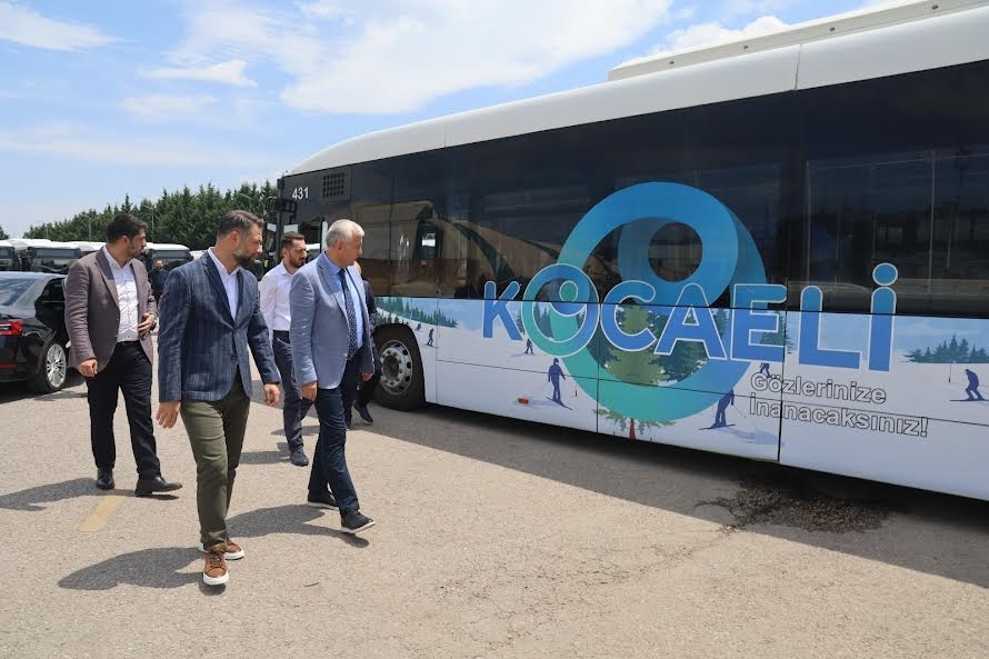 Kocaeli’nin turistik alanları otobüslere giydirildi
