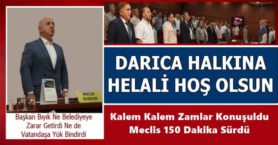 Darıca Halkına Helali Hoş Olsun