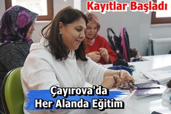 Sanat ve eğitim kurslarında kayıtlar başladı