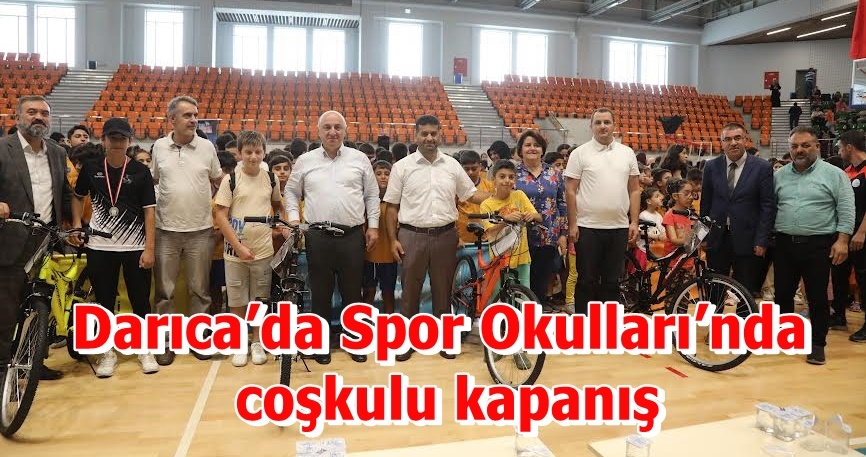 Darıca’da Spor Okulları’nda coşkulu kapanış