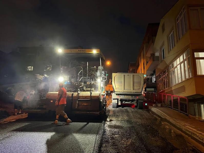 Gebze’nin cadde ve sokaklarına 7/24 Pırıl Pırıl Asfalt