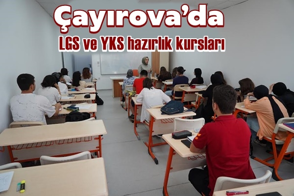 Çayırova’da LGS ve YKS hazırlık kursları