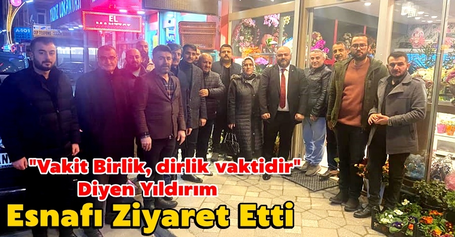 MHP Darıca Esnafı Ziyaret Etti