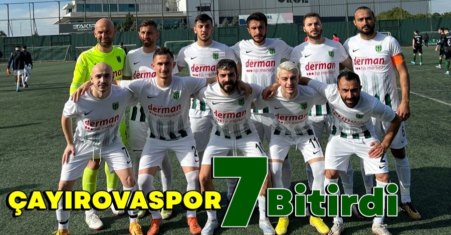 Çayırovaspor 7 Bitirdi