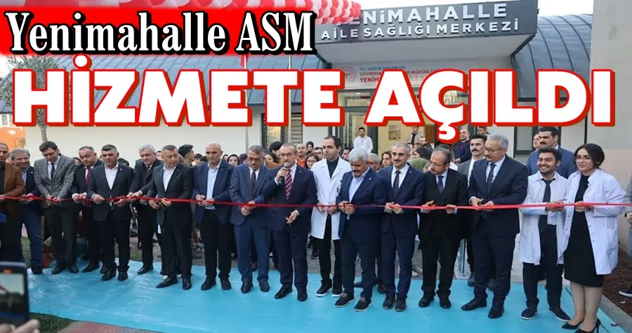 Yenimahalle ASM hizmete açıldı