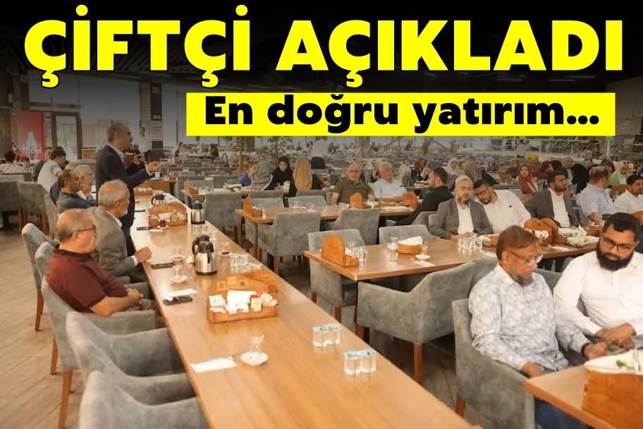 Çiftçi, “En doğru yatırım eğitime yapılan yatırımdır”