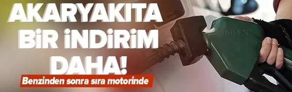 Motorine 2 lira 92 kuruş indirim geldi