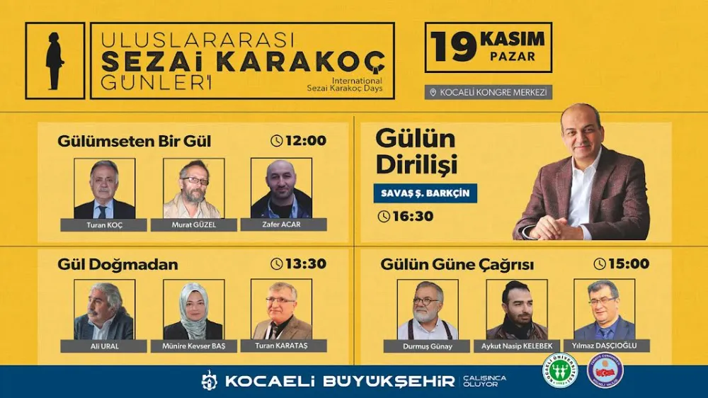 Uluslararası Sezai Karakoç Günleri başlıyor