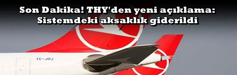 Son Dakika! THY