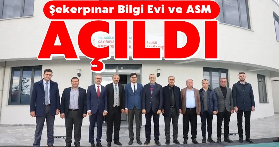 Şekerpınar Bilgi Evi ve ASM hizmete açıldı