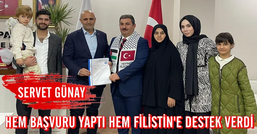 Servet Günay Başvurusunu Yaptı