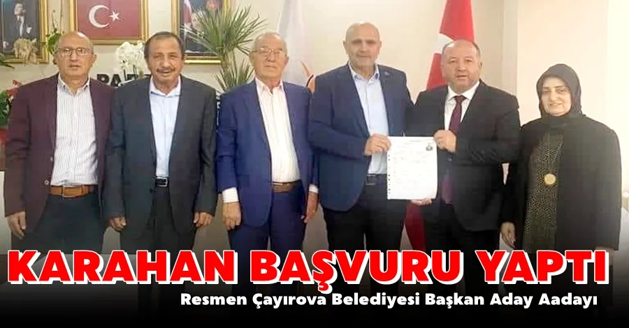 Ekrem Karahan Resmen Belediye Başkan Aday Adayı