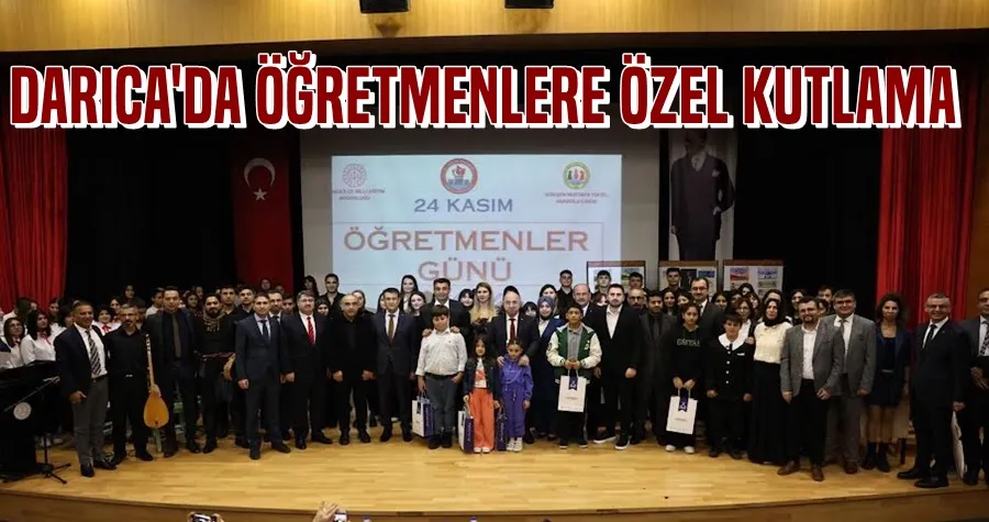 Darıca’da öğretmenlere özel kutlama