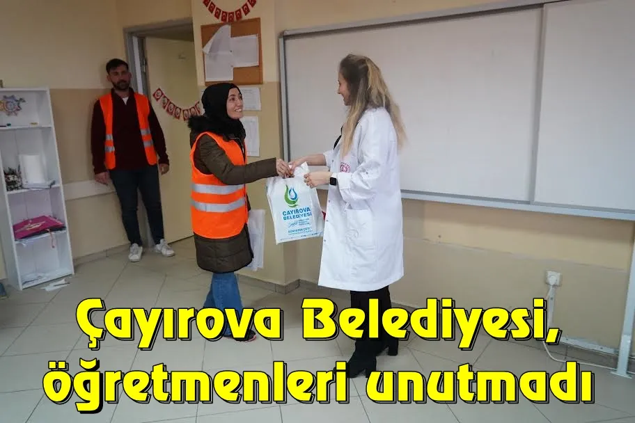 Çayırova Belediyesi, öğretmenleri unutmadı