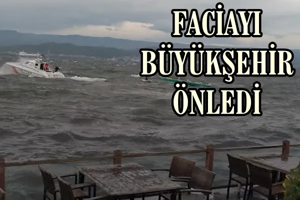 Faciayı Büyükşehir ekipleri önledi