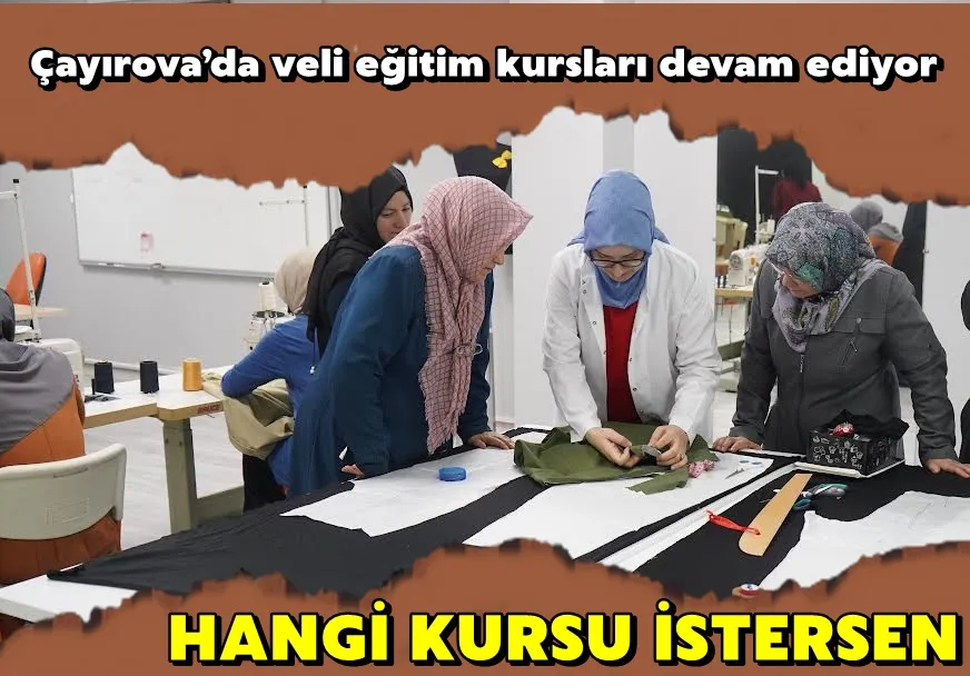 Çayırova’da veli eğitim kursları devam ediyor