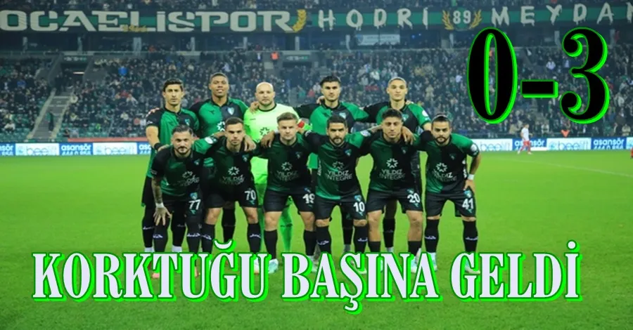 Kocaelispor 0-3 Ümraniyespor