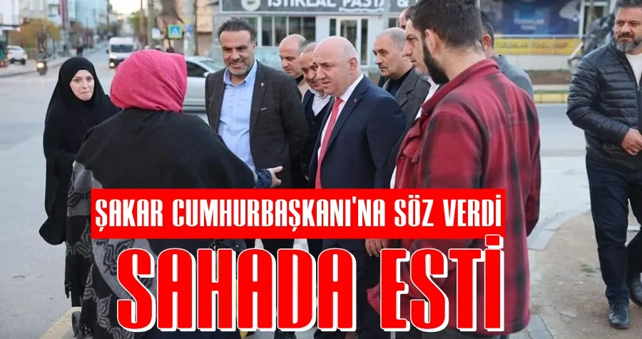 Şakar Cumhurbaşkanına Söz Verdi, Sahada Esti...