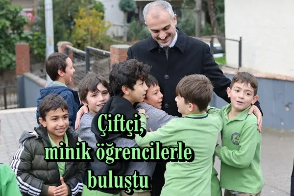  Çiftçi, minik öğrencilerle buluştu