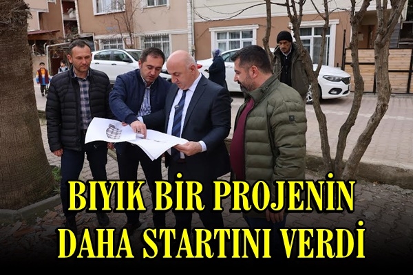 Başkan Bıyık, bir projenin daha startını verdi