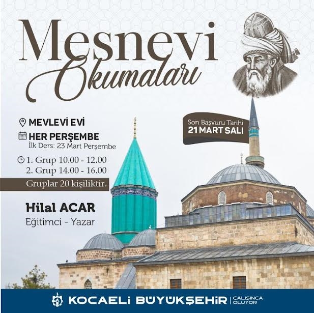 Büyükşehir’den Mesnevi Okumaları