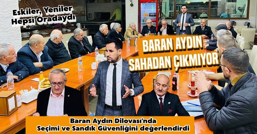 Baran Aydın Sahadan Çıkmıyor