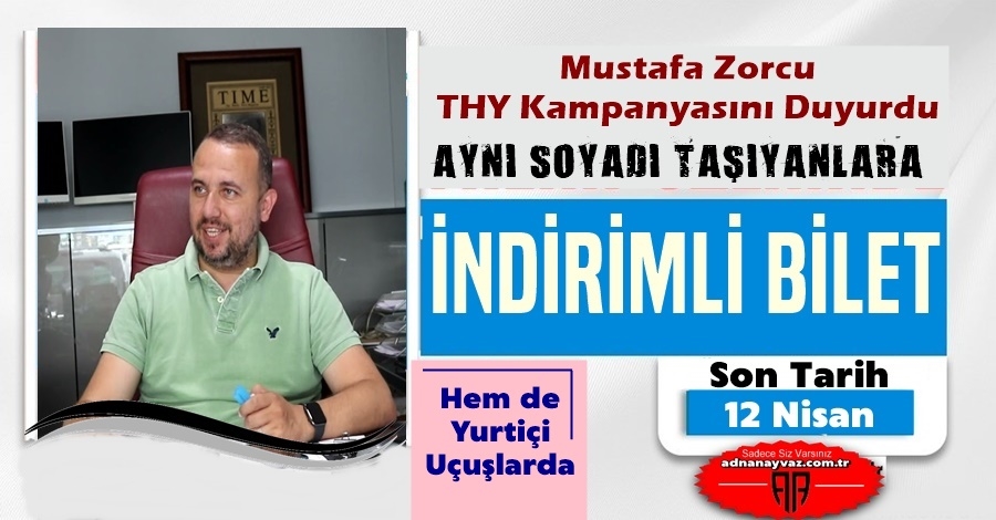 Mustafa Zorcu THY Kampanyasını Hatırlattı