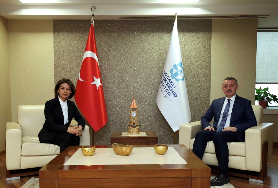 Başkan Büyükakın, Azeri Başkonsolosu’nu konuk etti