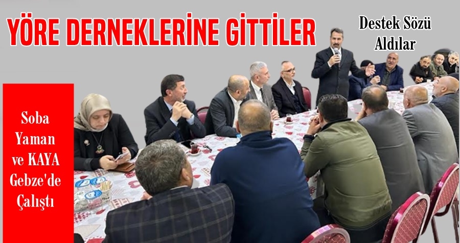 AK Parti Gebze’de hemşehri dernekleriyle buluştu