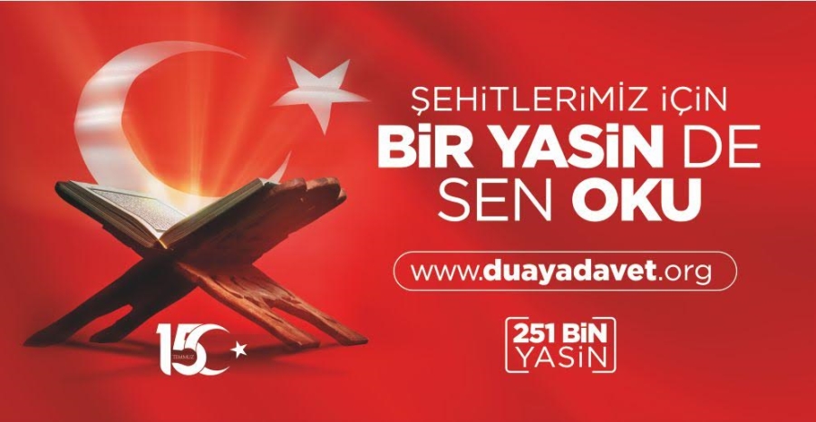 “Bir Yasin de Sen Oku” çağrısı yapıldı