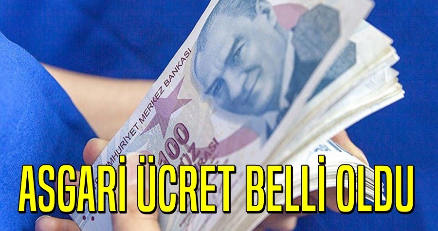 Asgari Ücret Belli Oldu