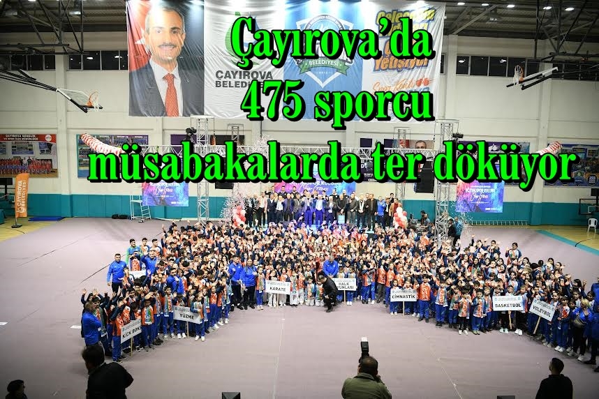 Çayırova’da 475 sporcu müsabakalarda ter döküyor