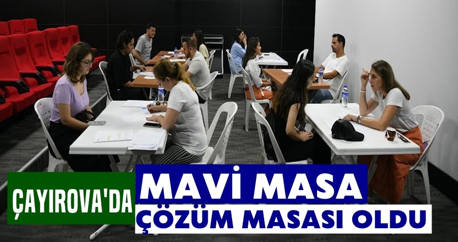 Mavi Masa, çözüm merkezi oldu