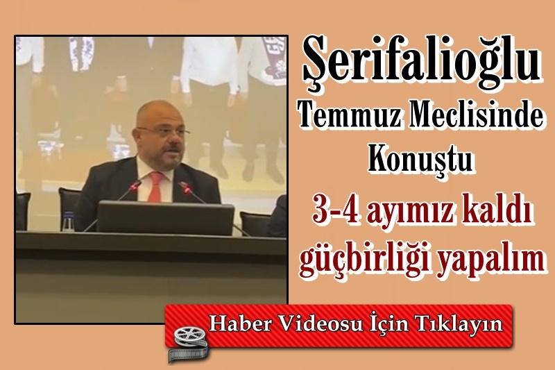 Şerifalioğlu: 3-4 ayımız kaldı