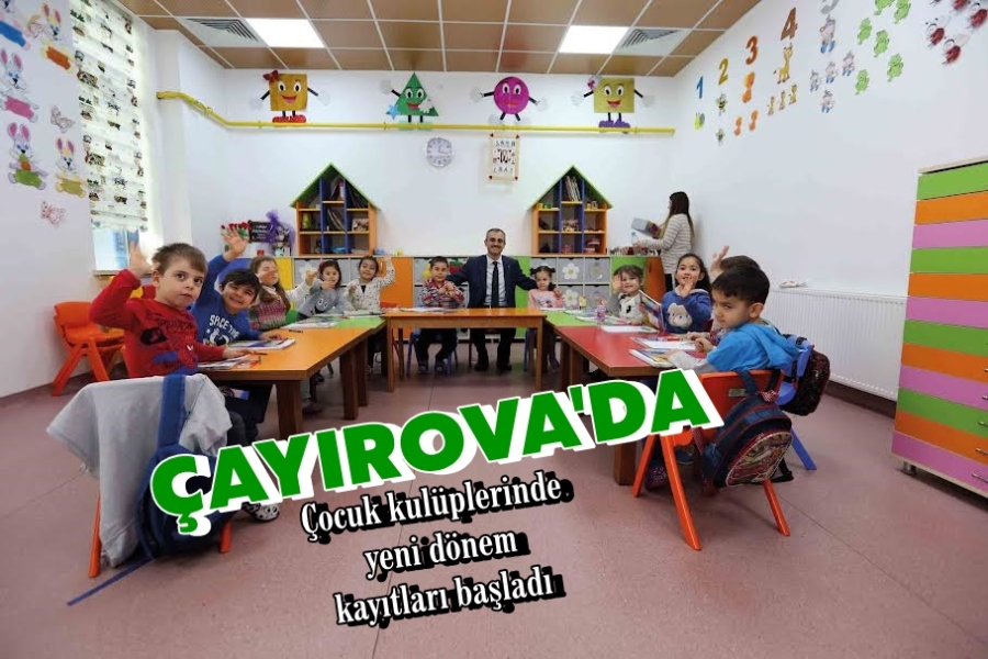 Çocuk kulüplerinde yeni dönem kayıtları başladı