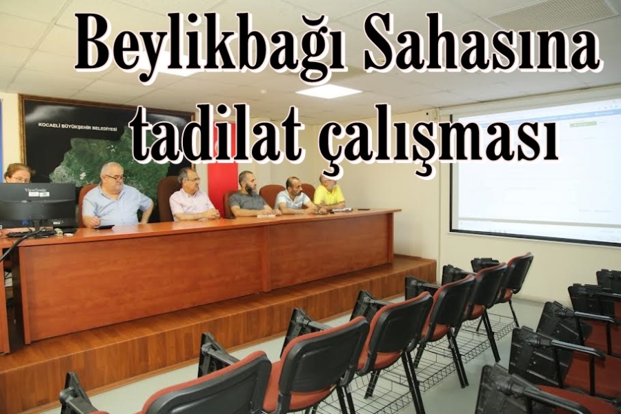 Beylikbağı Sahasına Tadilat Çalışması