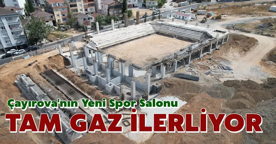 Yeni spor salonunda çalışmalar tam gaz 