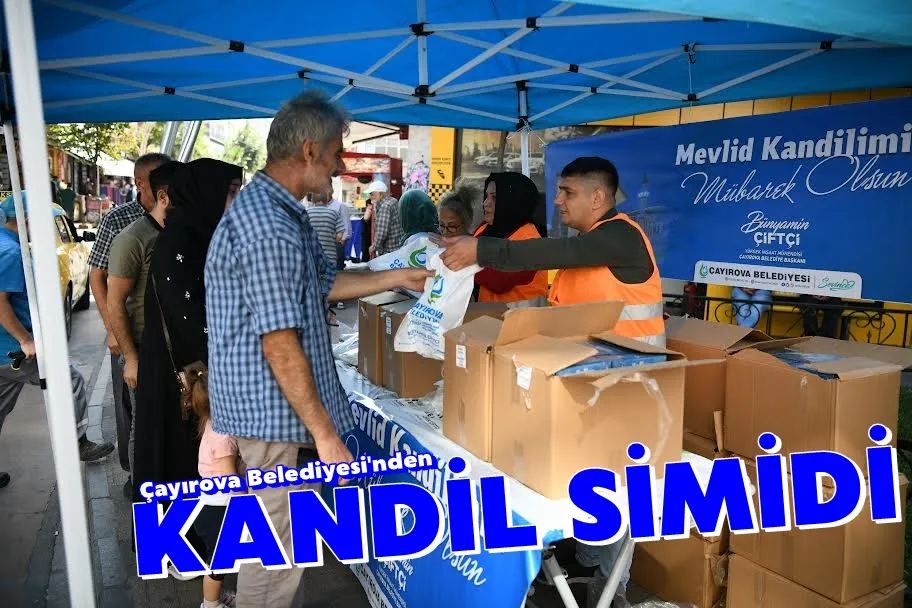 Belediyeden vatandaşlara kandil simidi