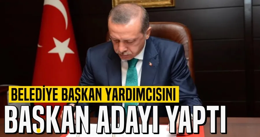 Belediye Başkan Yardımcısını Aday Yaptı