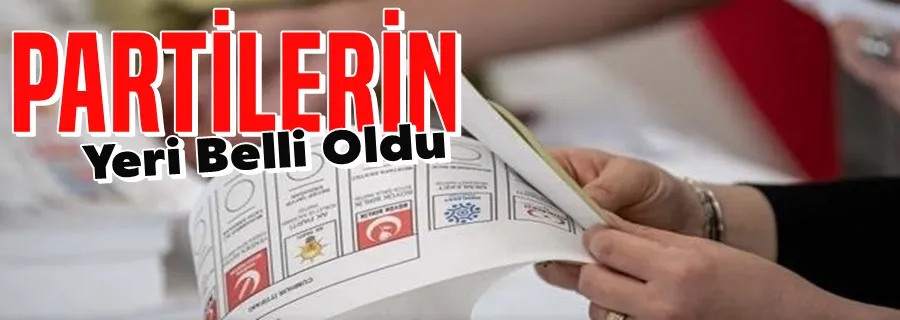 Partilerin oy pusuladaki yerleri belli oldu