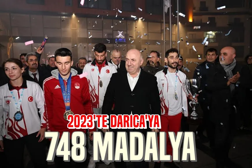 Darıca Belediyesi 2023’ü, 748 madalya ile tamamladı